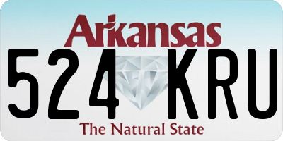 AR license plate 524KRU