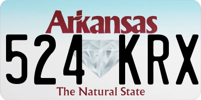 AR license plate 524KRX