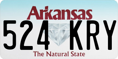 AR license plate 524KRY