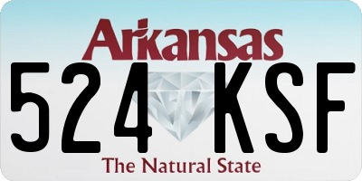 AR license plate 524KSF
