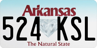AR license plate 524KSL