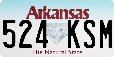AR license plate 524KSM