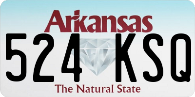 AR license plate 524KSQ