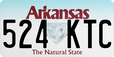 AR license plate 524KTC