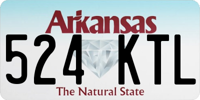 AR license plate 524KTL