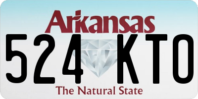 AR license plate 524KTO