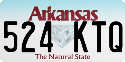 AR license plate 524KTQ