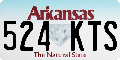 AR license plate 524KTS