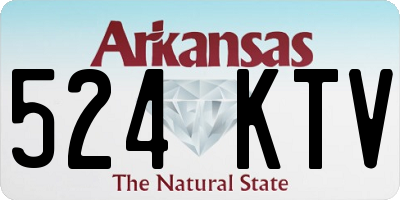 AR license plate 524KTV
