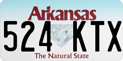 AR license plate 524KTX