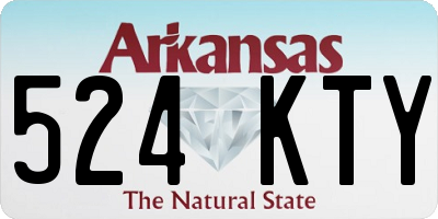 AR license plate 524KTY