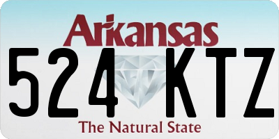 AR license plate 524KTZ