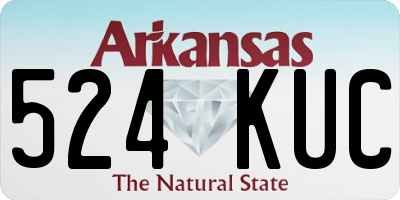 AR license plate 524KUC