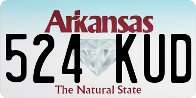 AR license plate 524KUD