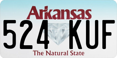 AR license plate 524KUF