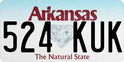 AR license plate 524KUK