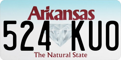AR license plate 524KUO
