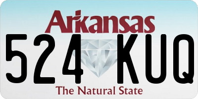 AR license plate 524KUQ