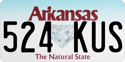 AR license plate 524KUS