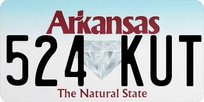 AR license plate 524KUT