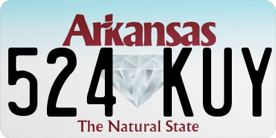 AR license plate 524KUY