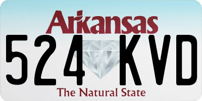 AR license plate 524KVD