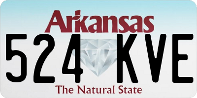 AR license plate 524KVE