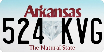 AR license plate 524KVG