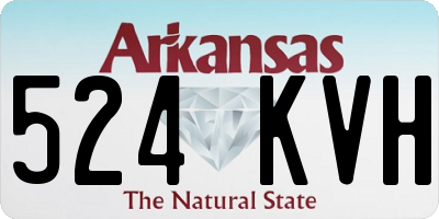 AR license plate 524KVH