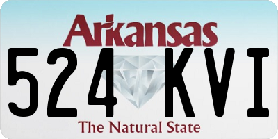 AR license plate 524KVI