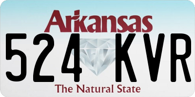 AR license plate 524KVR