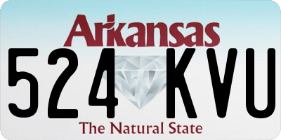AR license plate 524KVU