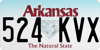AR license plate 524KVX