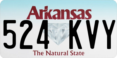 AR license plate 524KVY