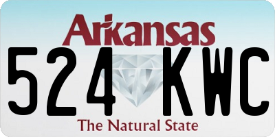 AR license plate 524KWC