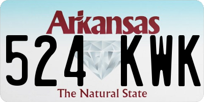 AR license plate 524KWK