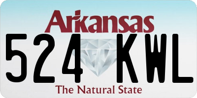 AR license plate 524KWL