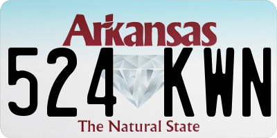 AR license plate 524KWN