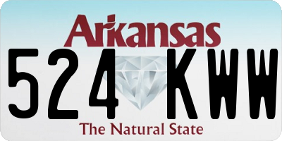 AR license plate 524KWW