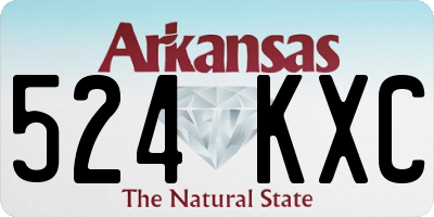 AR license plate 524KXC