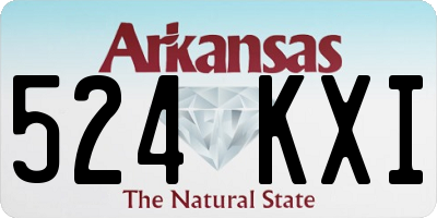 AR license plate 524KXI