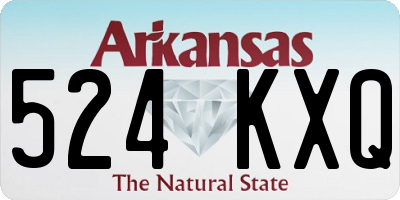 AR license plate 524KXQ