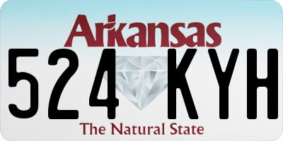 AR license plate 524KYH