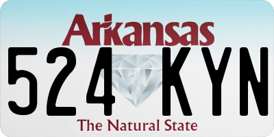 AR license plate 524KYN