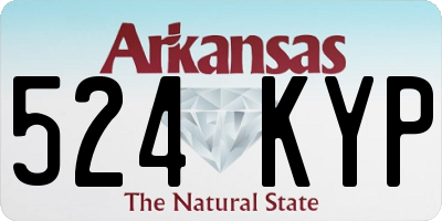 AR license plate 524KYP