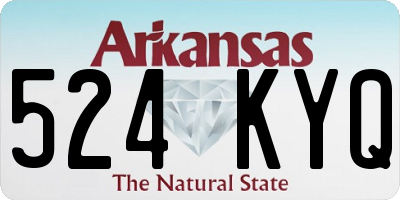 AR license plate 524KYQ