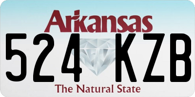 AR license plate 524KZB