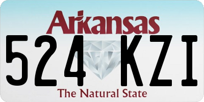 AR license plate 524KZI