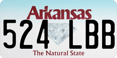 AR license plate 524LBB