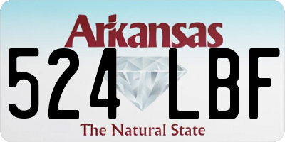 AR license plate 524LBF